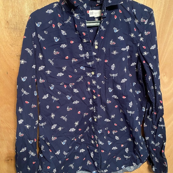 Gap Bug Print button down shirt 🐞 🦋 🐛 - Picture 13 of 13